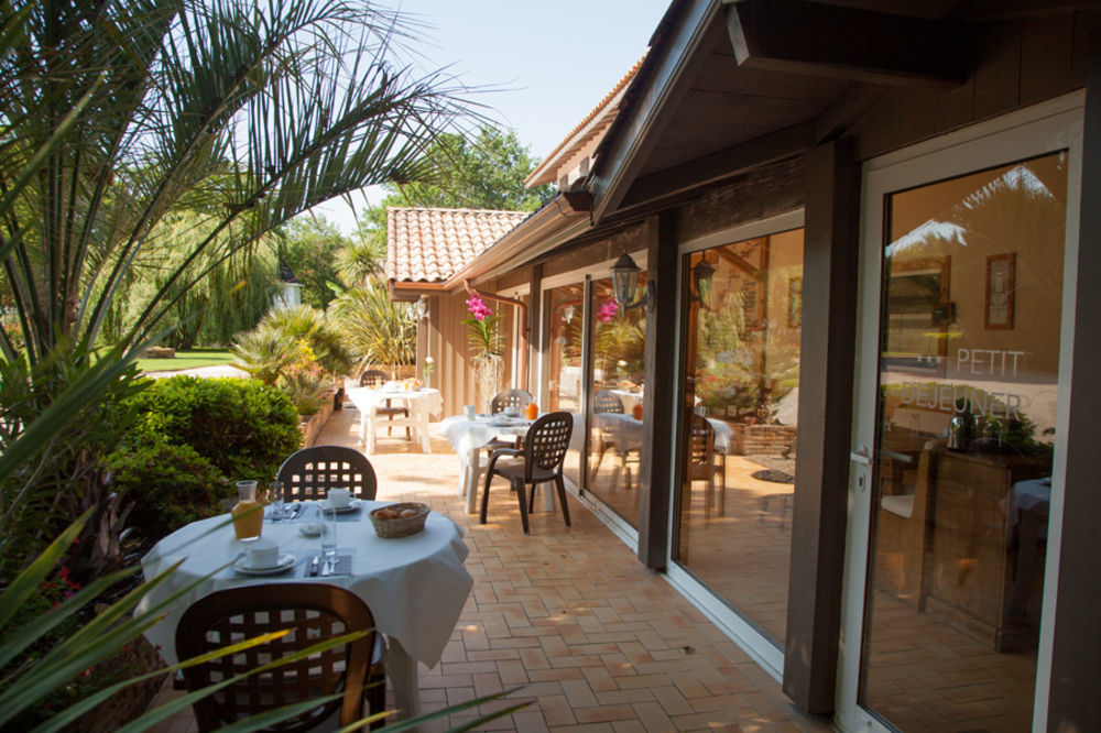 ביסקארוס Hotel La Ferme D'En Chon מראה חיצוני תמונה